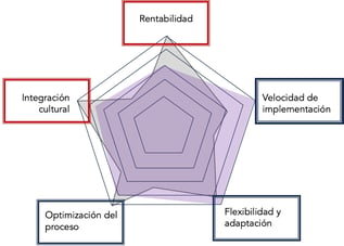 mapa de características de la PEP